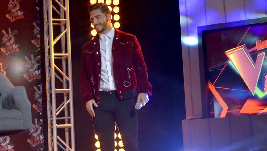 Maluma roba suspiros en La Voz Kids