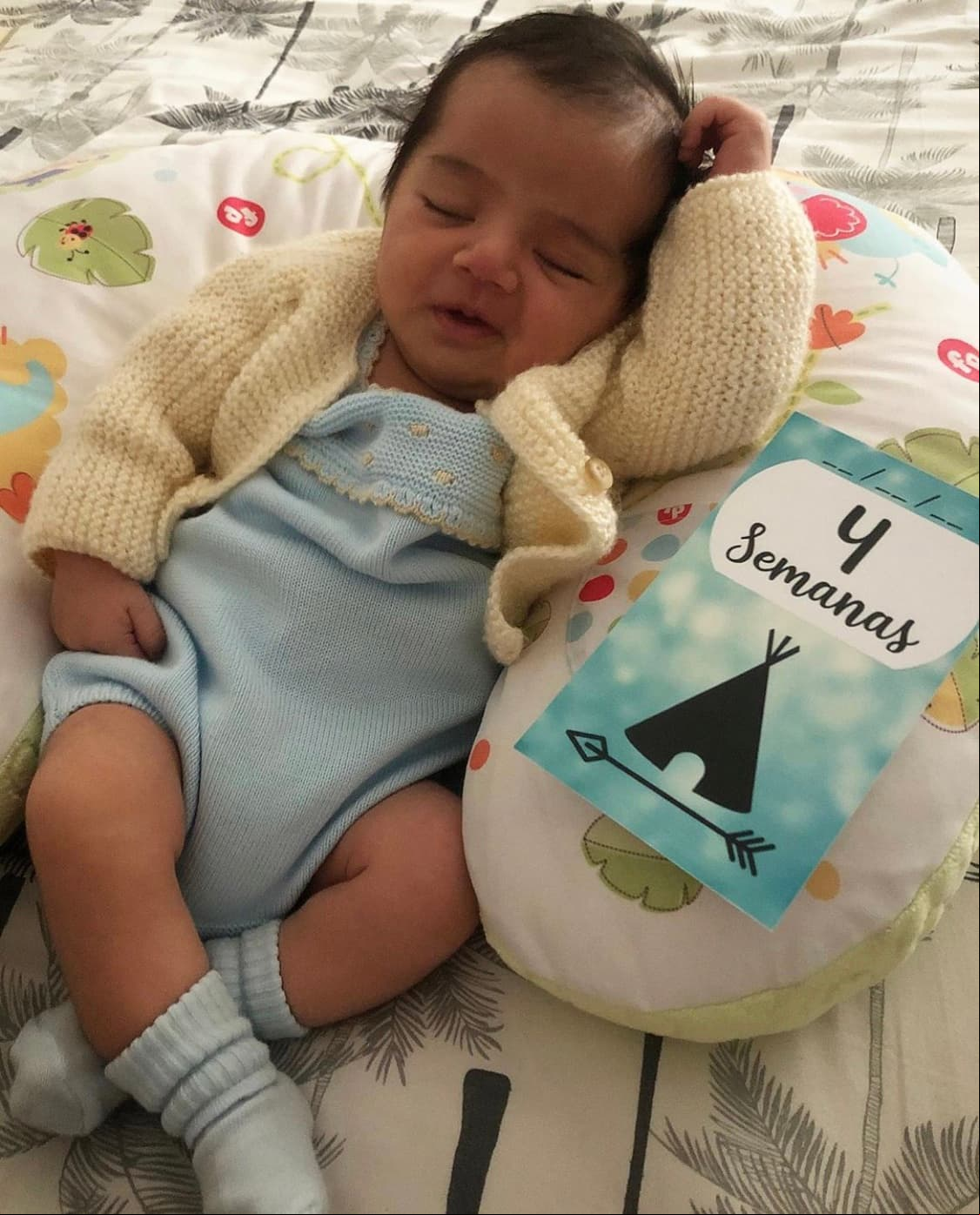 Fue en marzo pasado que Diego llegó a este mundo. "Diego Salazar Torre. 31 de Marzo 2020. En medio del caos mi mayor bendición. Tan agradecido", escribió la estrella de 'Soy tu Dueña'.