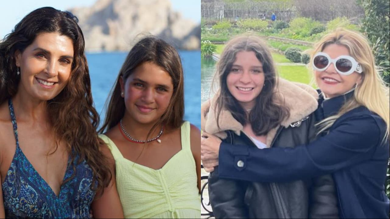 Hija de Mayrín Villanueva y Santamarina posa junto a hija de Itatí Cantoral y le expresa su amor
