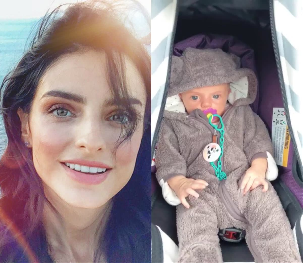 Aislinn Derbez presume a Kailani y relata las complicaciones de su maternidad