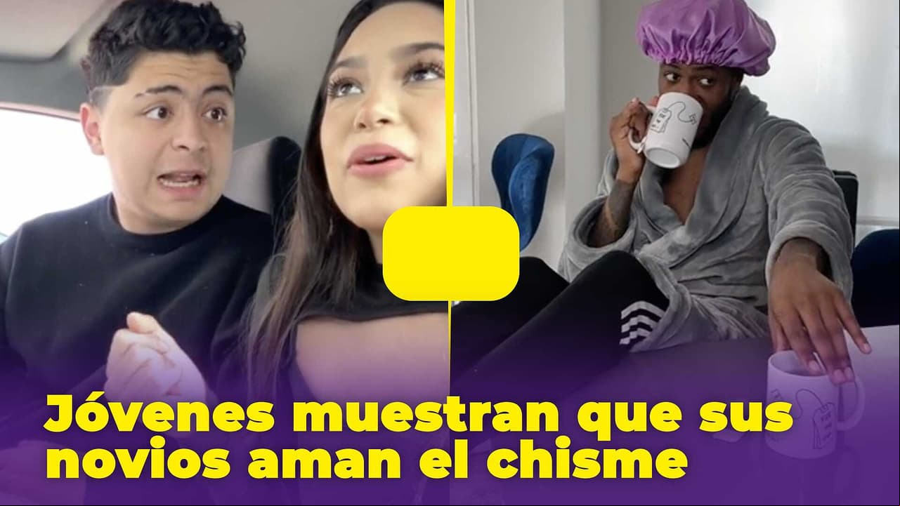 Chicas demuestran que a sus novios también les encanta el chisme en divertido trend de TikTok
