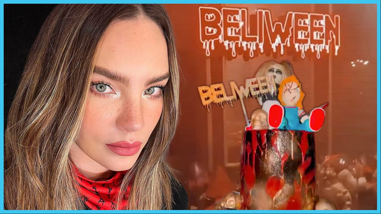 Belinda organiza tétrico Halloween y se disfraza de Hellraiser