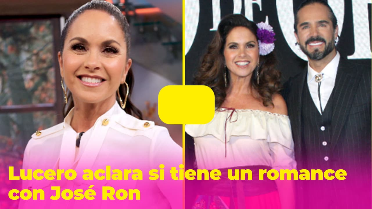Lucero aclara si tiene un romance con José Ron, ¿ya olvidó a Michel Kuri?