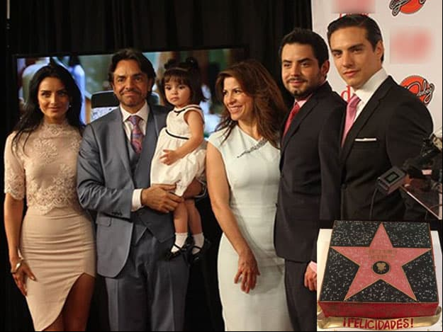 ¡Eugenio Derbez devela su estrella en el Paseo de Fama en Hollywood!