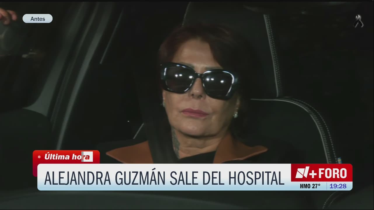 Alejandra Guzmán reaparece destrozada tras muerte de Silvia Pinal