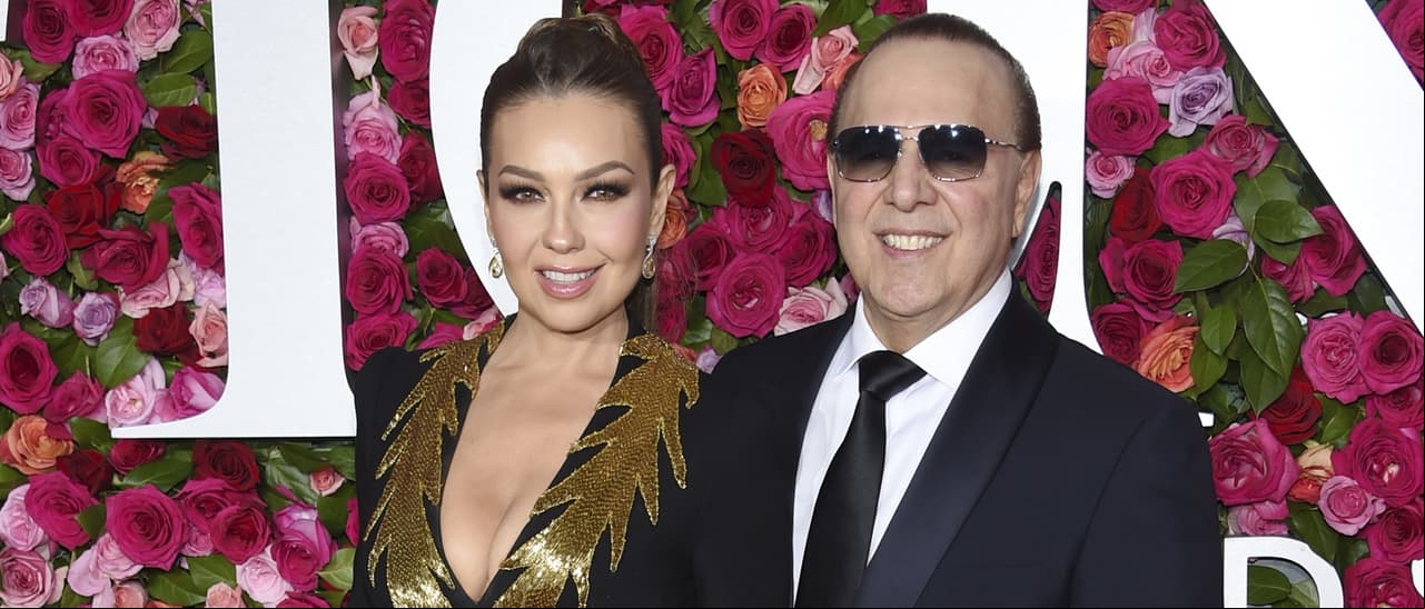 Thalía festeja a Tommy Mottola en su cumpleaños con emotiva felicitación