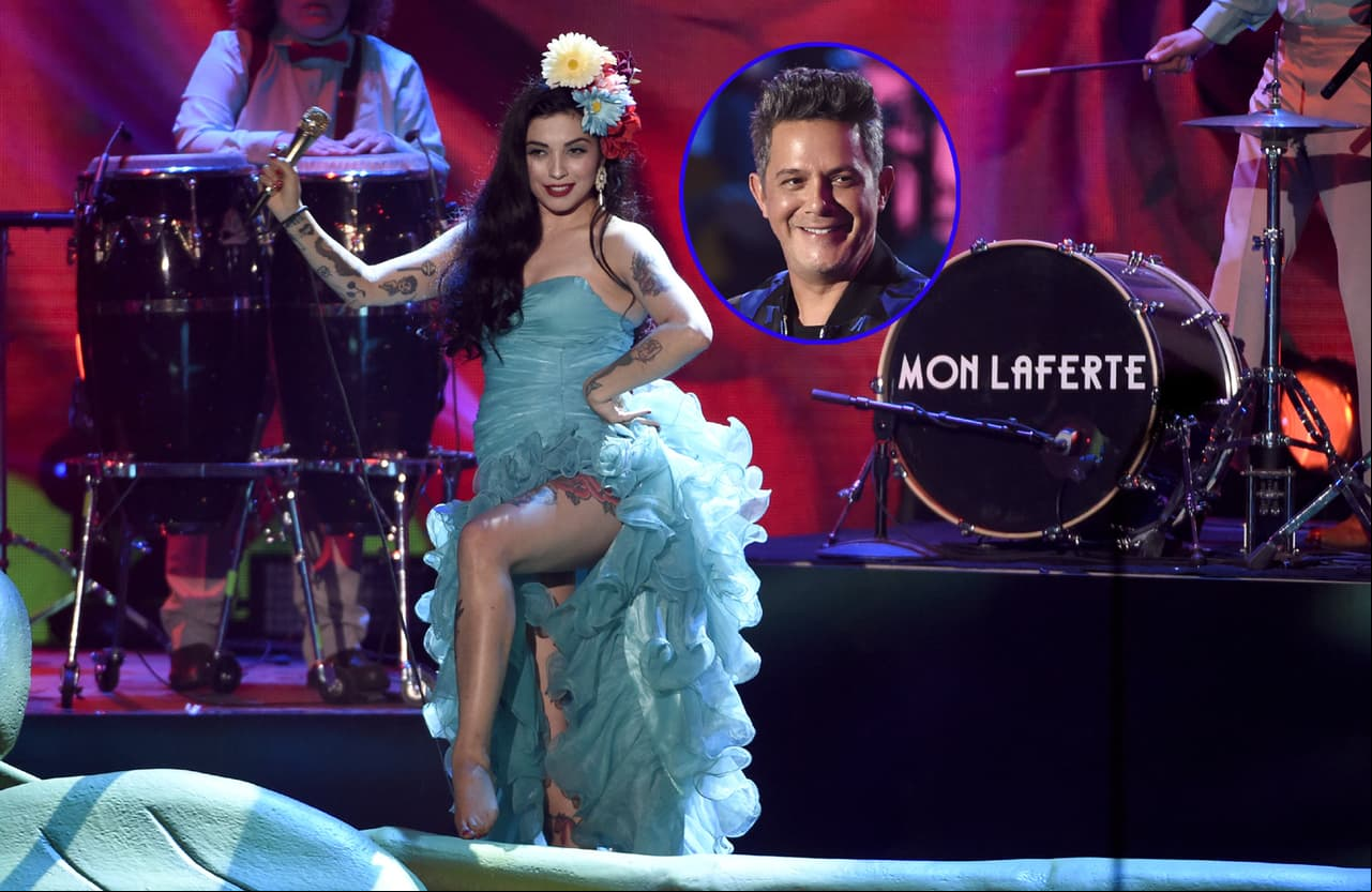 Alejandro Sanz halaga a Mon Laferte en Instagram