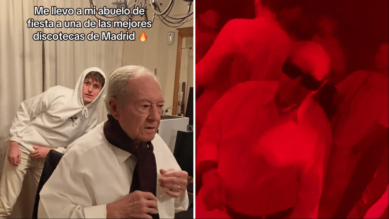 Joven lleva a su abuelito de antro y su aventura encanta a TikTok: “¿le pidieron identificación?”