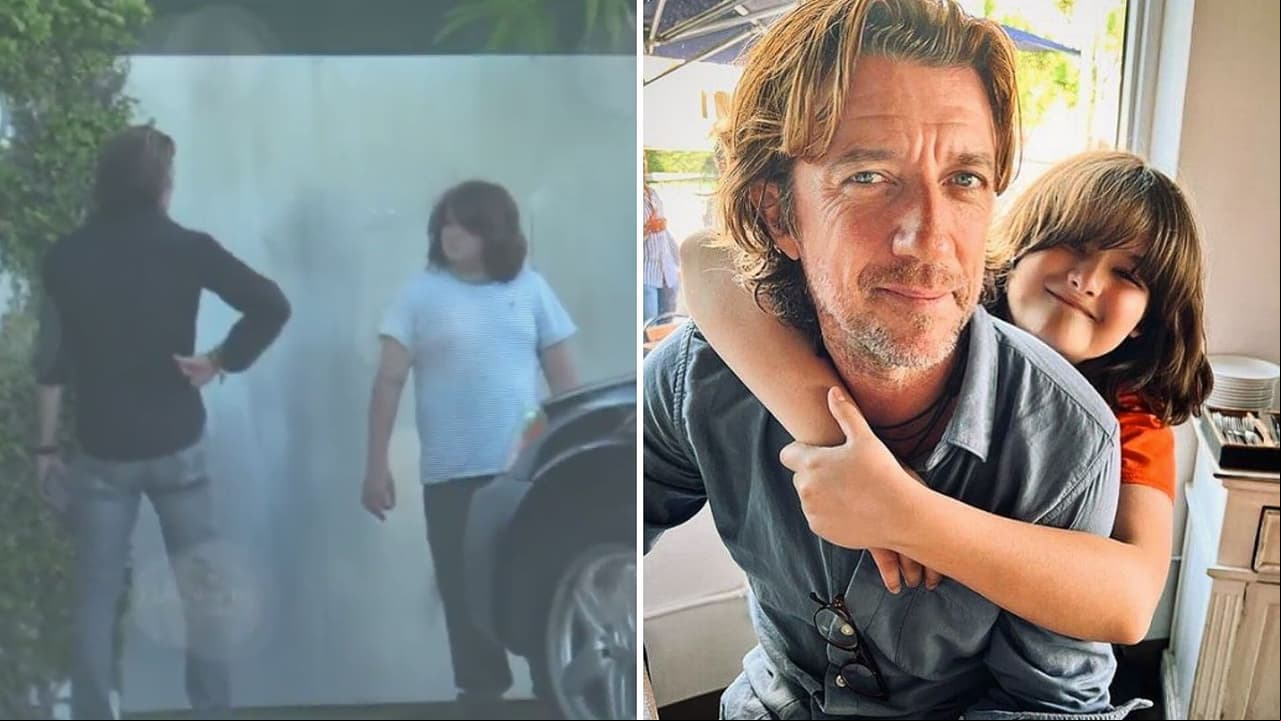 Hijo de Paulina Rubio se reencuentra con su padre en funeral de Susana Dosamantes