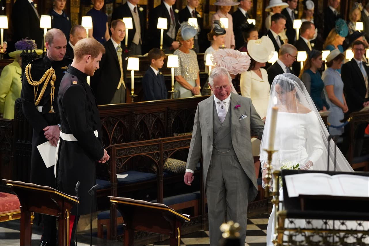 Meghan Markle fue entregada por el príncipe Carlos