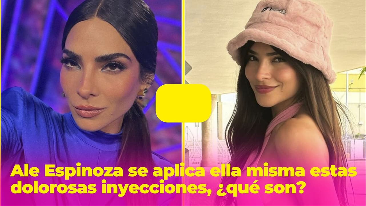 Ale Espinoza se aplica ella misma estas dolorosas inyecciones, ¿de qué son?