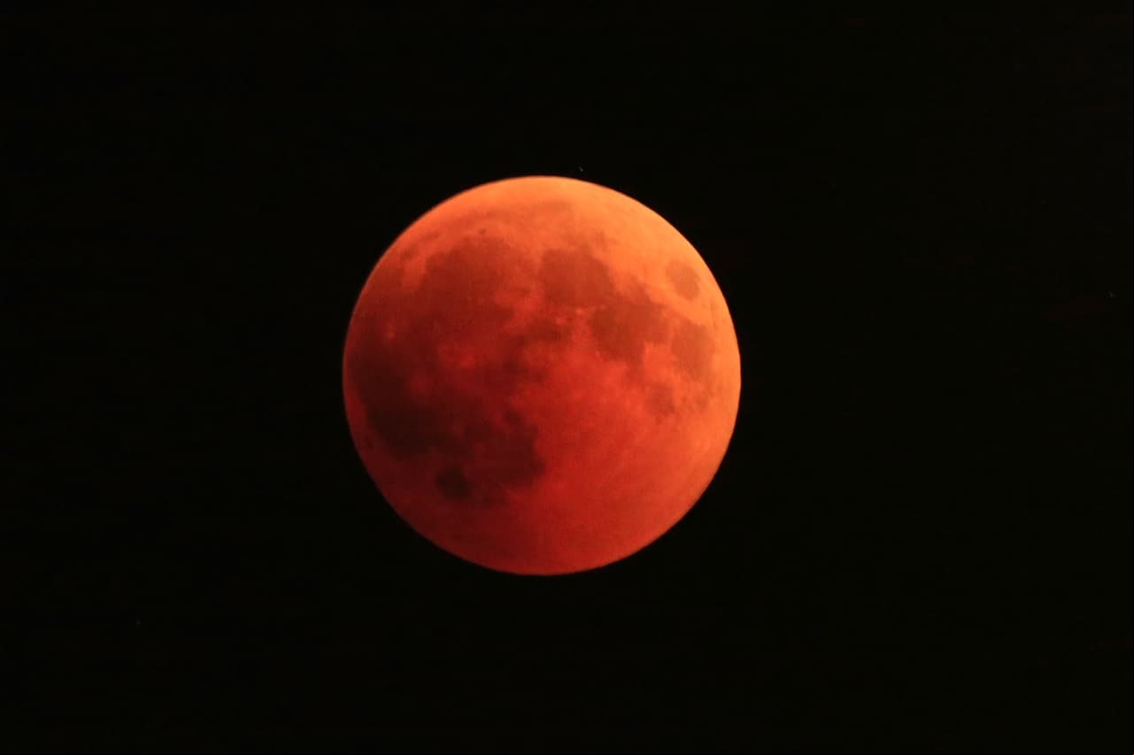 Eclipse lunar en Israel