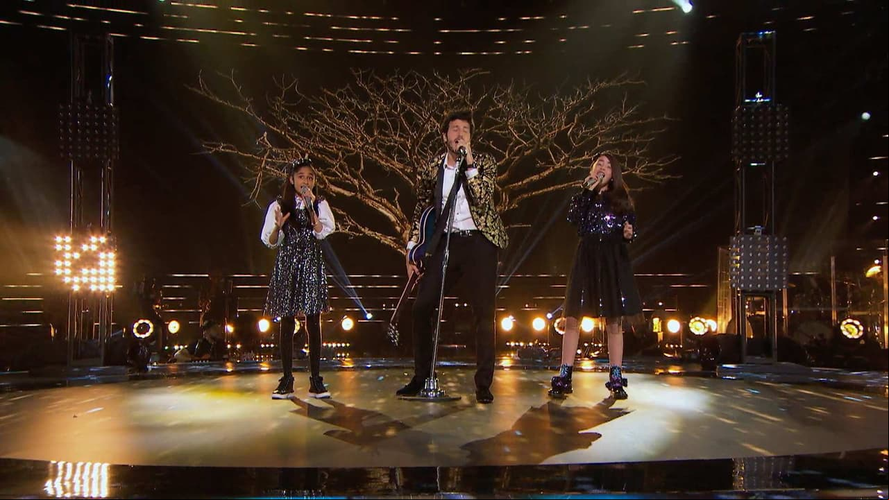 Sebastián Yatra y el Team Melendi cantan ‘No hay nadie más’ en la final de La Voz Kids