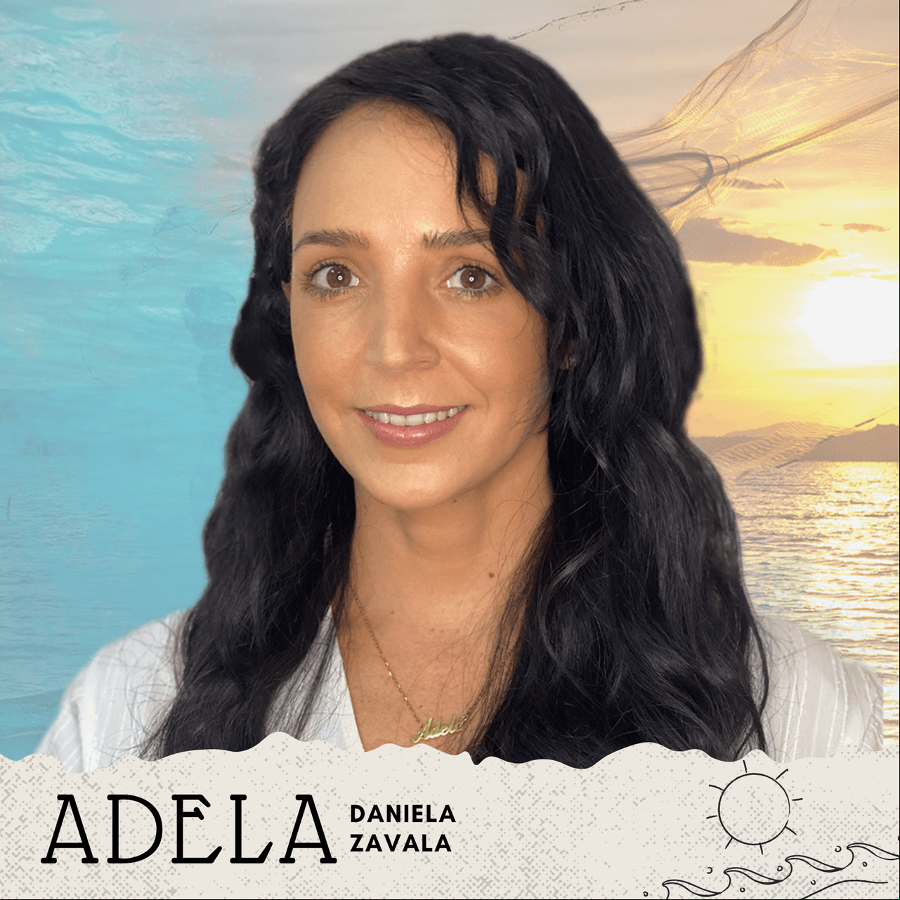 Daniela Zavala interpretará a 'Adela', madre de 'Ángela', una mujer con grandes valores, bella y sencilla mujer de costa.