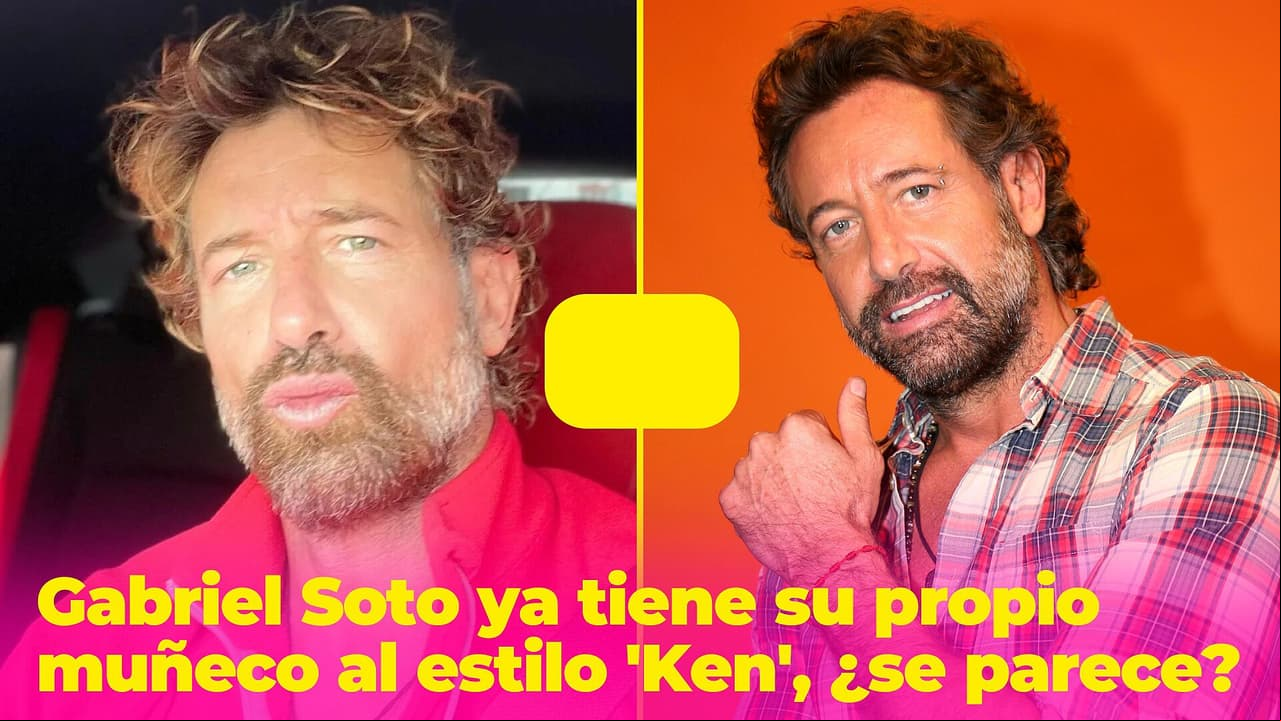 Gabriel Soto ya tiene su propio muñeco al estilo 'Ken' con todo y rios: ¿se parece?