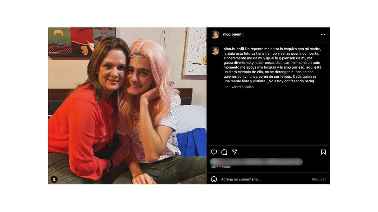Nicolás Buenfil heredó el sentido del humor de la actriz.