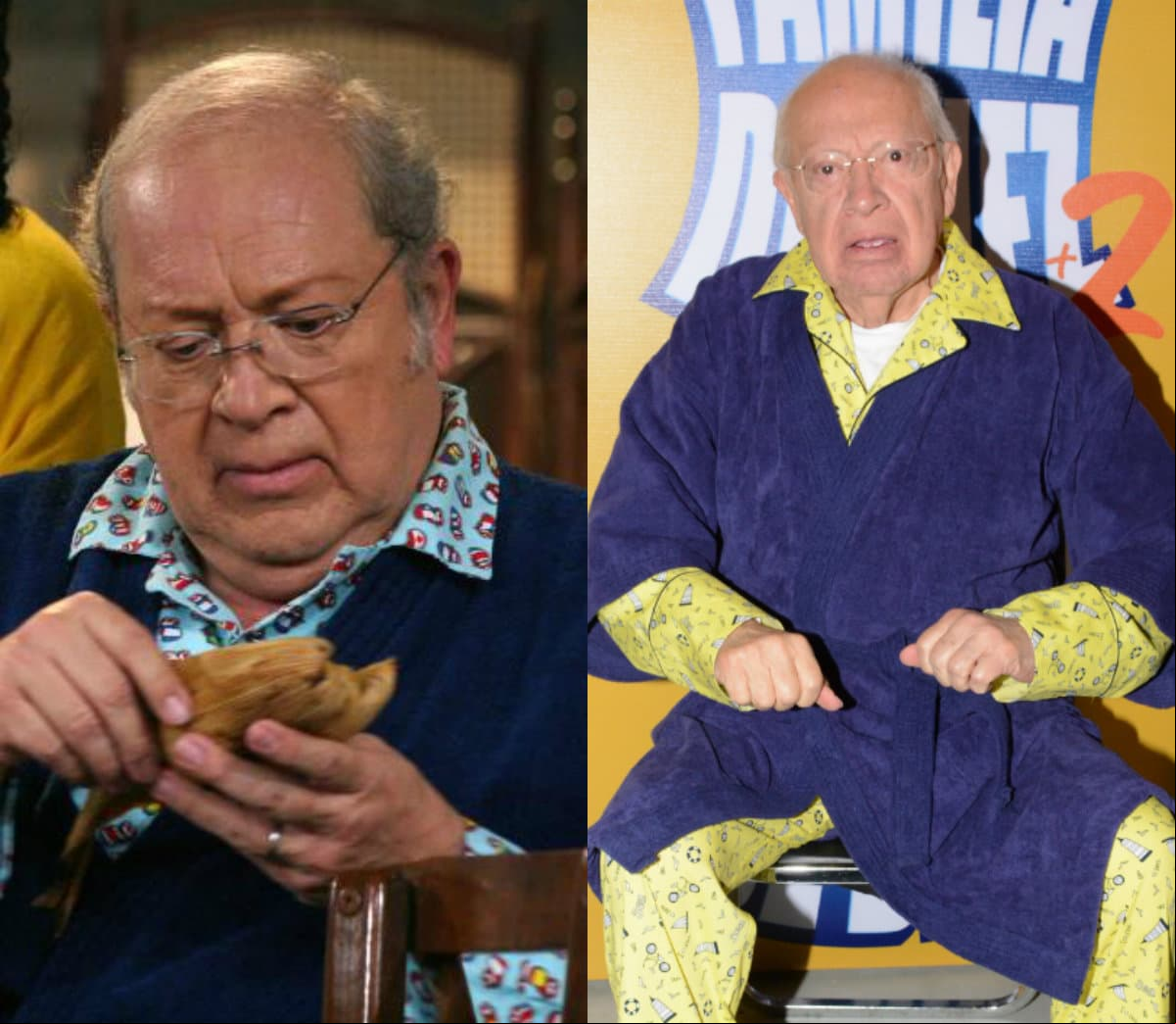 Eduardo Manzano es ‘Arnoldo López’, el abuelo de la familia. En estos últimos 12 años, el actor siguió realizando producciones de comedia como ‘Hazme reír y serás millonario’, ‘Estrella2’, ‘El crimen del Cácaro Gumaro’, ‘La hija de Moctezuma’ y ‘El bienamado’.