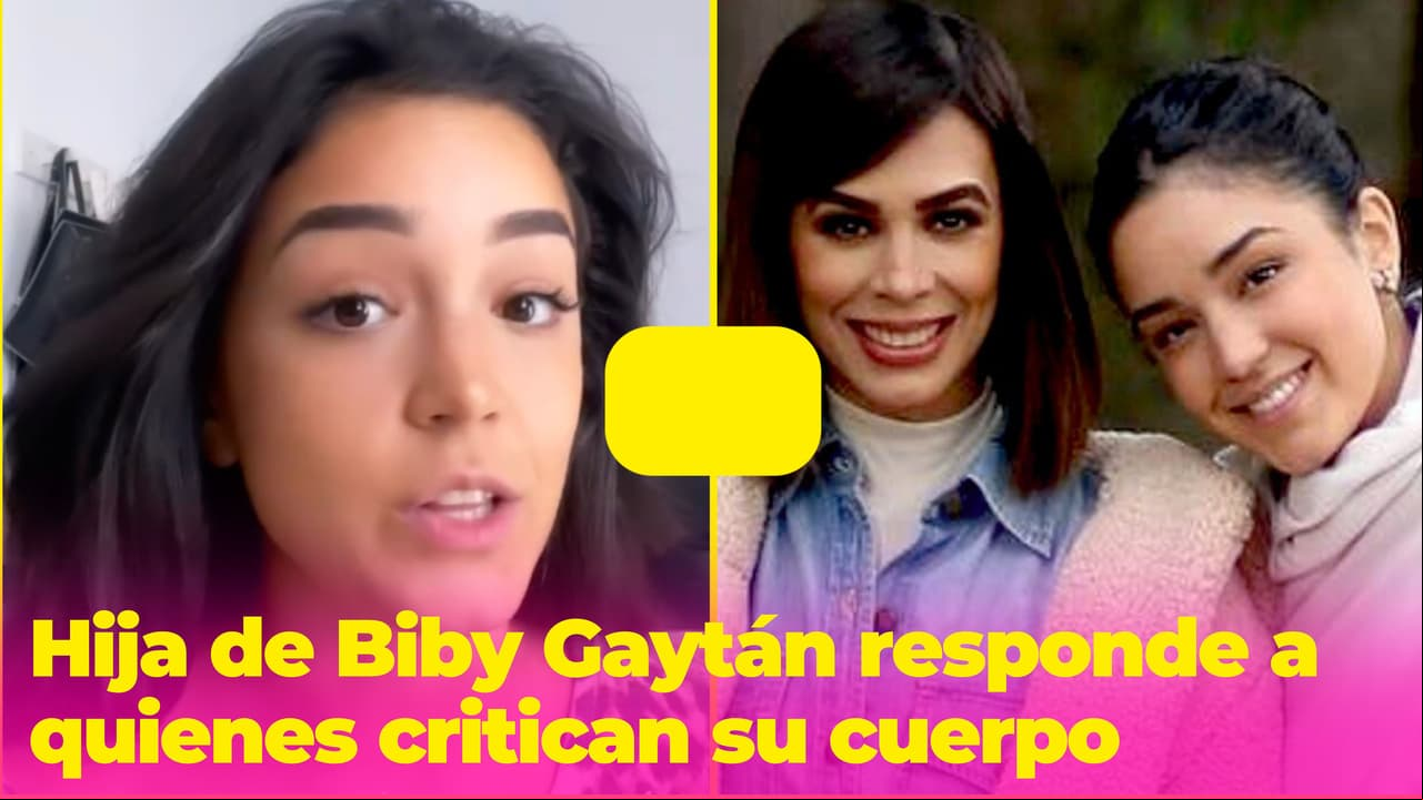 Hija de Biby Gaytán responde a quien le dice que "no tiene piernas ni caderas" para lucir jeans