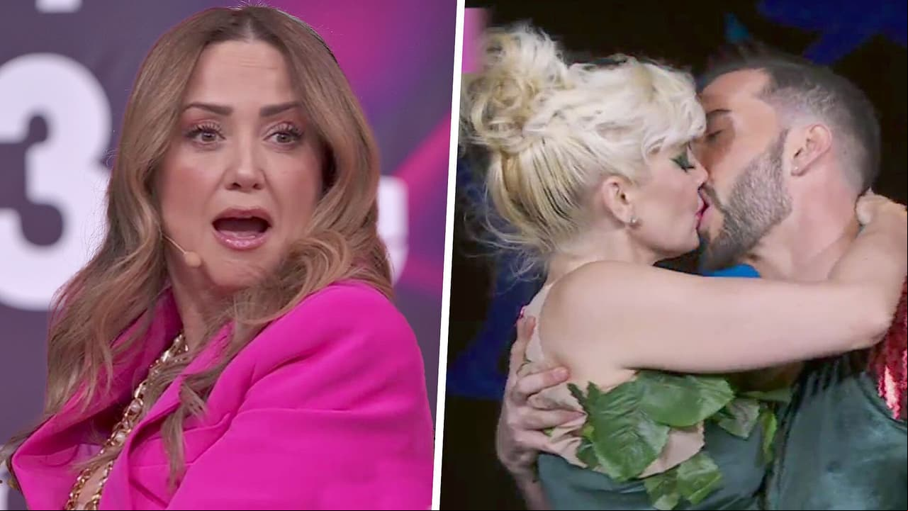 Los jueces quedaron boquiabiertos por el apasionado beso de Isabel Madow y Roberto Carlo