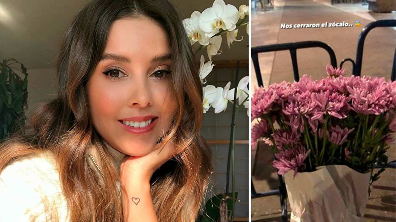 Paulina Goto exhibe que no la dejaron pasar al Palacio Nacional a dejar flores: “Qué decepción”