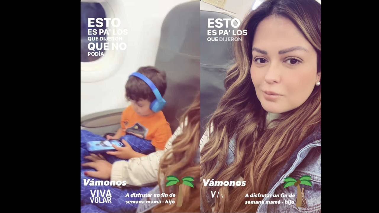 Mariana Echeverría 'deja' a su esposo por unos días, para pasar el fin de semana con su hijo