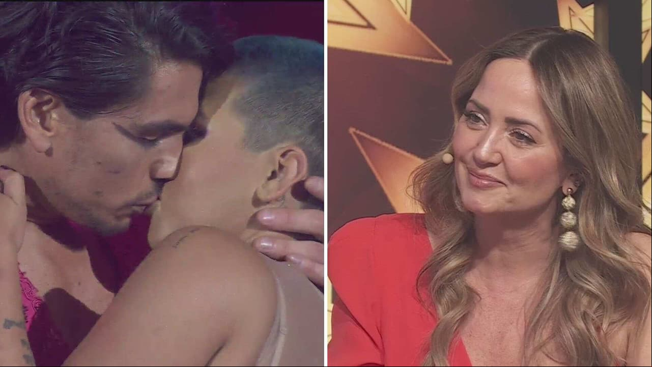 Romina Marcos le da tremendo beso a Josh y a Andrea Legarreta se le enchina la piel