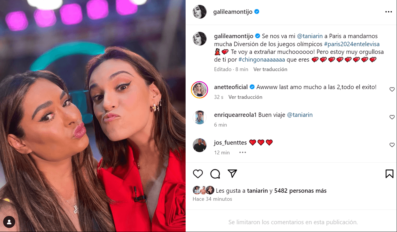 Galilea Montijo le dice adiós a Tania Rincón
