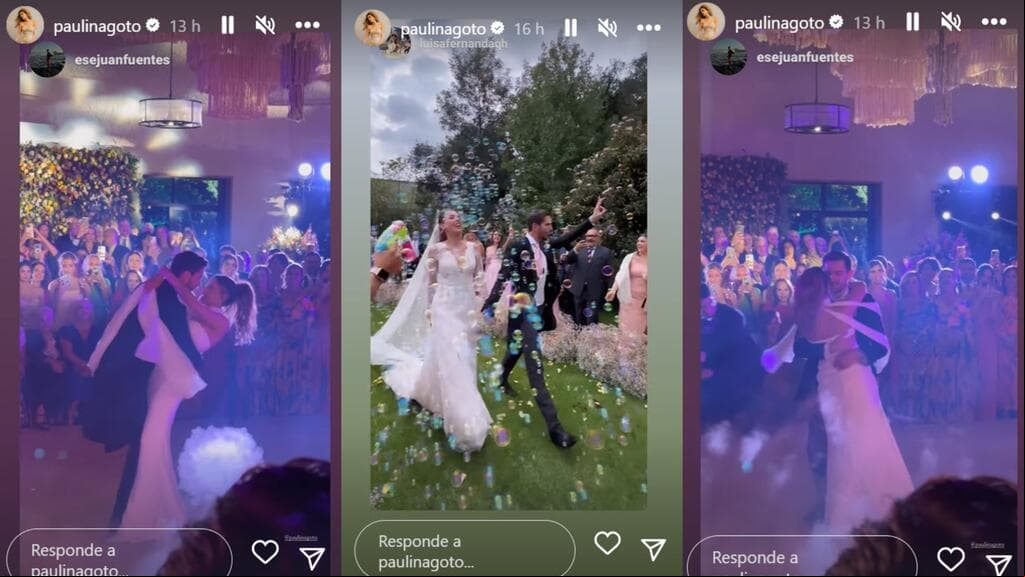 La recepción de la boda religiosa de Paulina Goto fue en el Hotel St. Regis de la Ciudad de México.