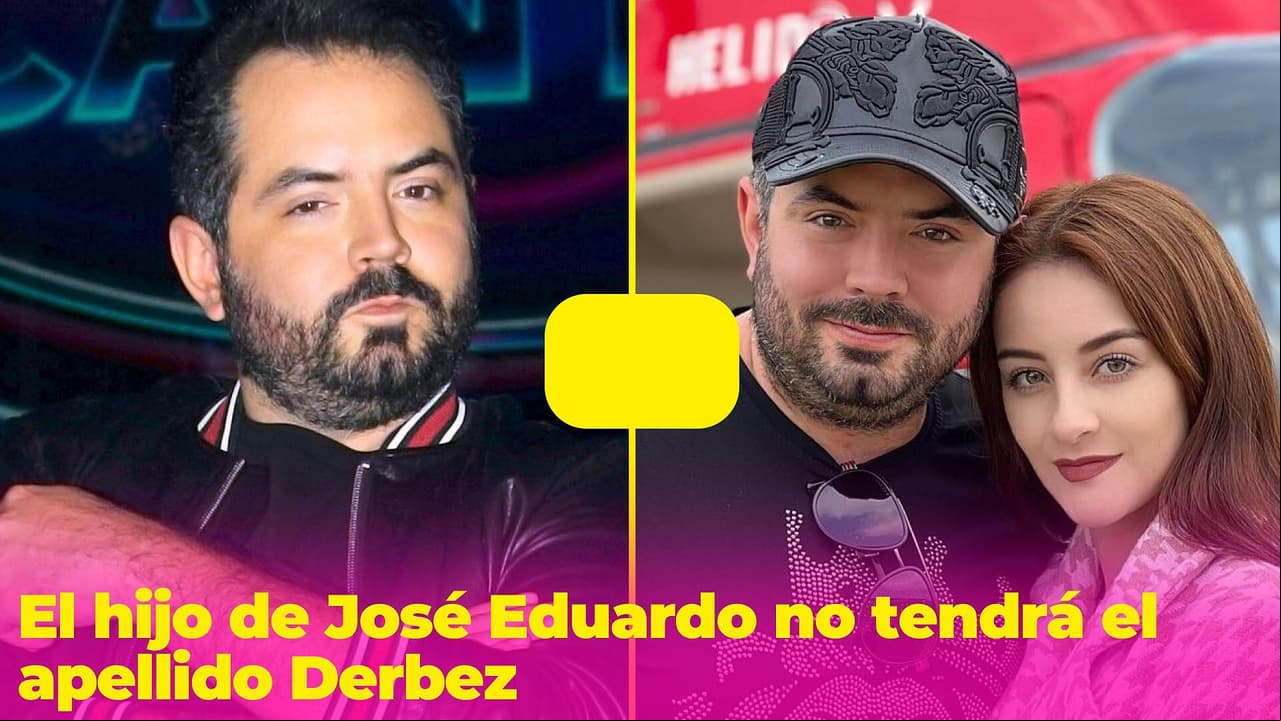 ¿Por qué el hijo de José Eduardo no llevará el apellido Derbez?