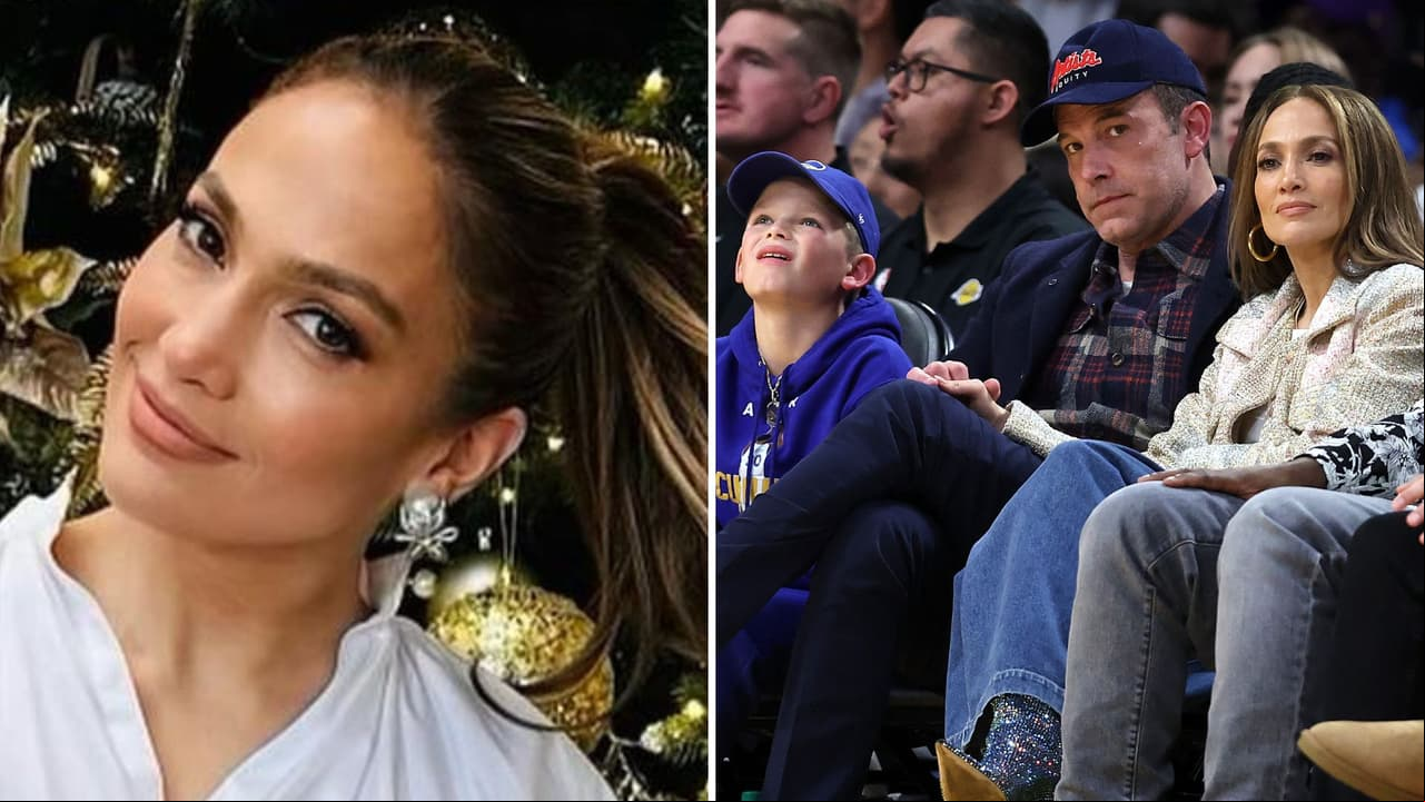 JLo se deja ver como pocas veces al lado de su hijastro Samuel en la NBA: fotos