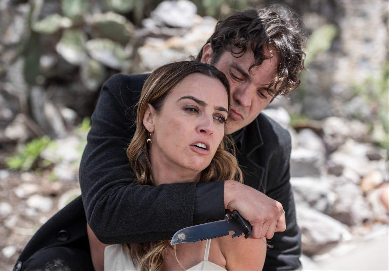 En fotos: Así se grabó la pelea entre 'Joaquín' y 'Gabriel' en Fuego Ardiente