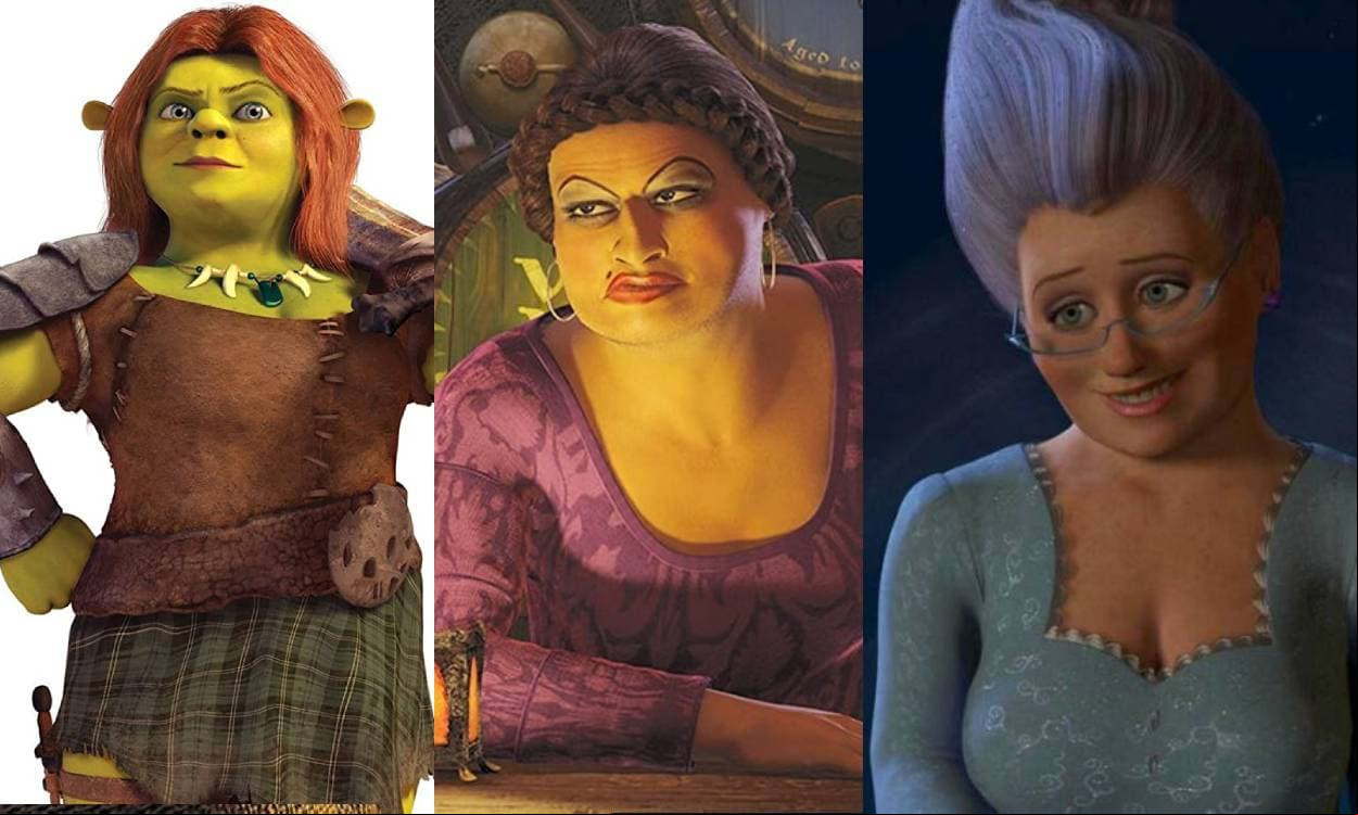 Fiona, Doris y el Hada Madrina son de los personajes más queridos de Shrek.