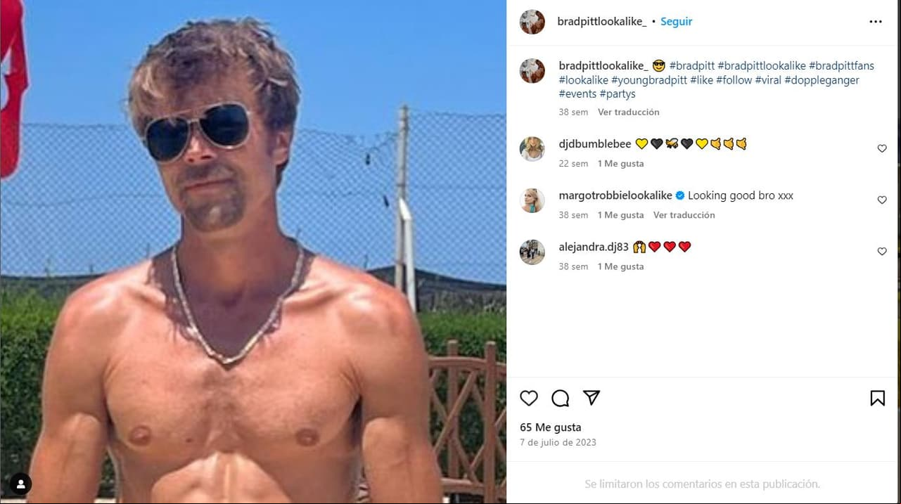 El doble de Brad Pitt