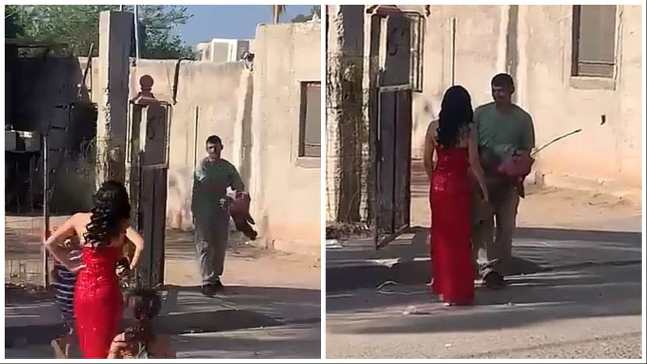 Albañil rompe en llanto al ver a su hija con vestido de graduación: "No quería ensuciarla"