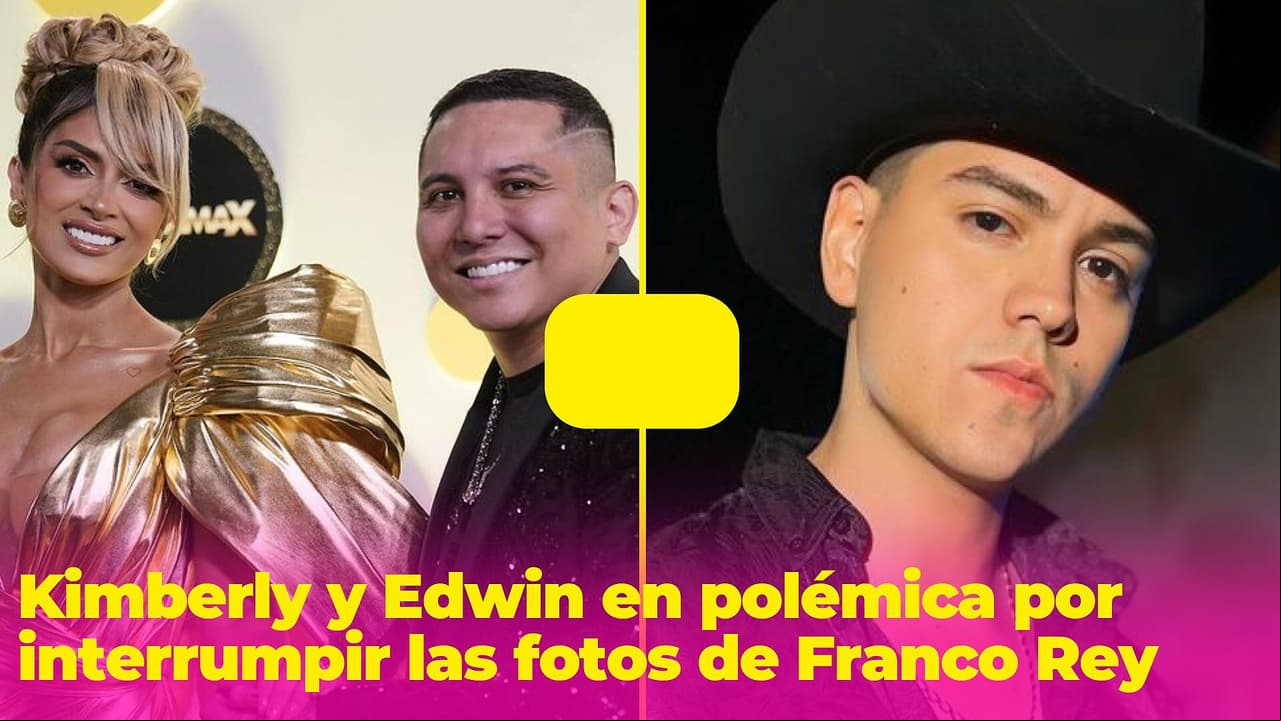 Kimberly Flores y Edwin Luna causan polémica por 'arruinar' las fotos de Franco Rey: "Se creen mucho"