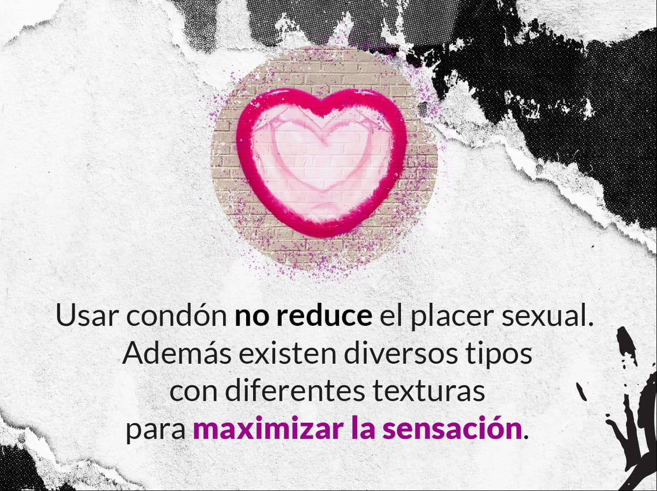"No necesariamente, incluso puedes sentir más con condón", explica el sexólogo David Ocampo al cuestionarlo sobre la supuesta pérdida de sensación con el uso del condón.