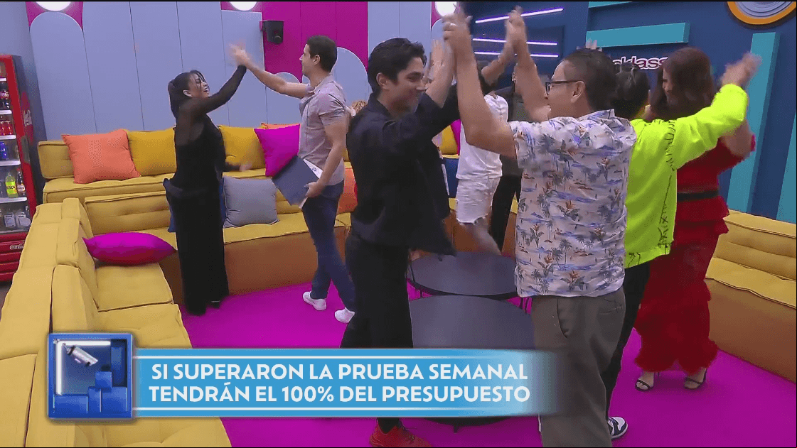 Habitantes festejan el haber superado la prueba semanal de La Casa de los Famosos México