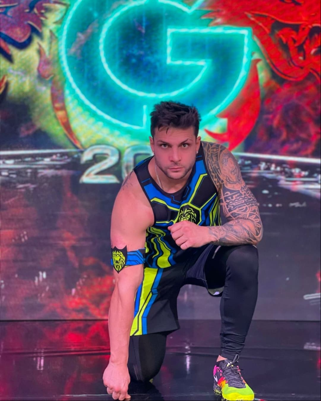 Nicola Porcella llegó a México para participar en 'Guerreros 2020'.