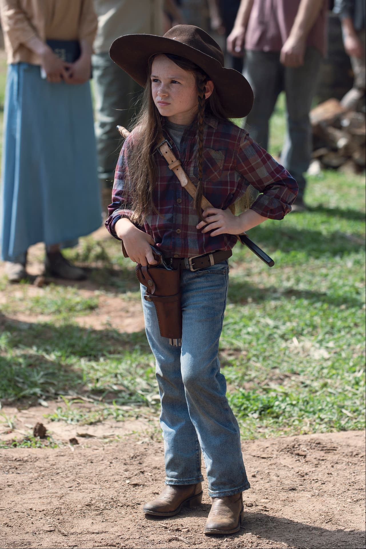 Cailey Fleming en la serie 'The Walking Dead'