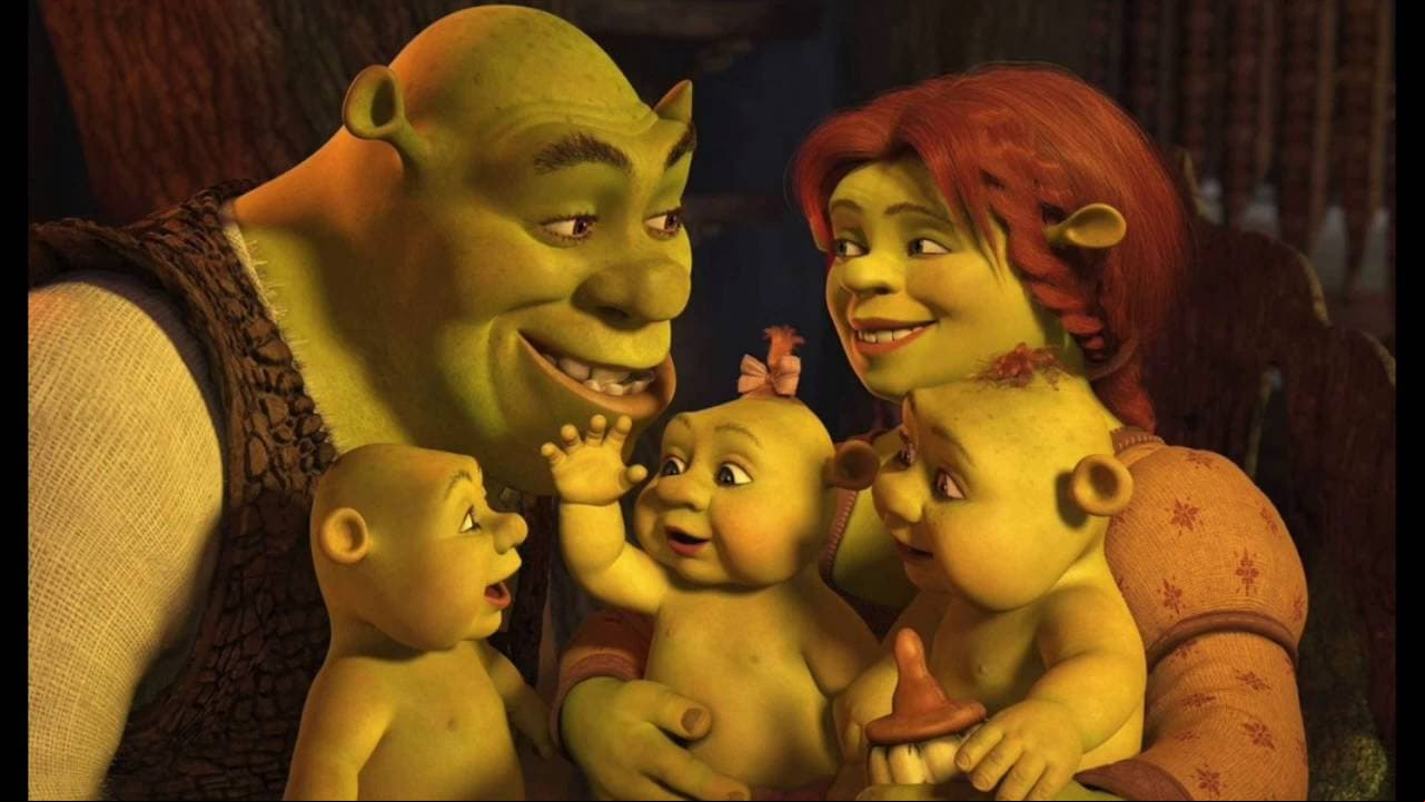 La familia de ogros más famosa del cine.