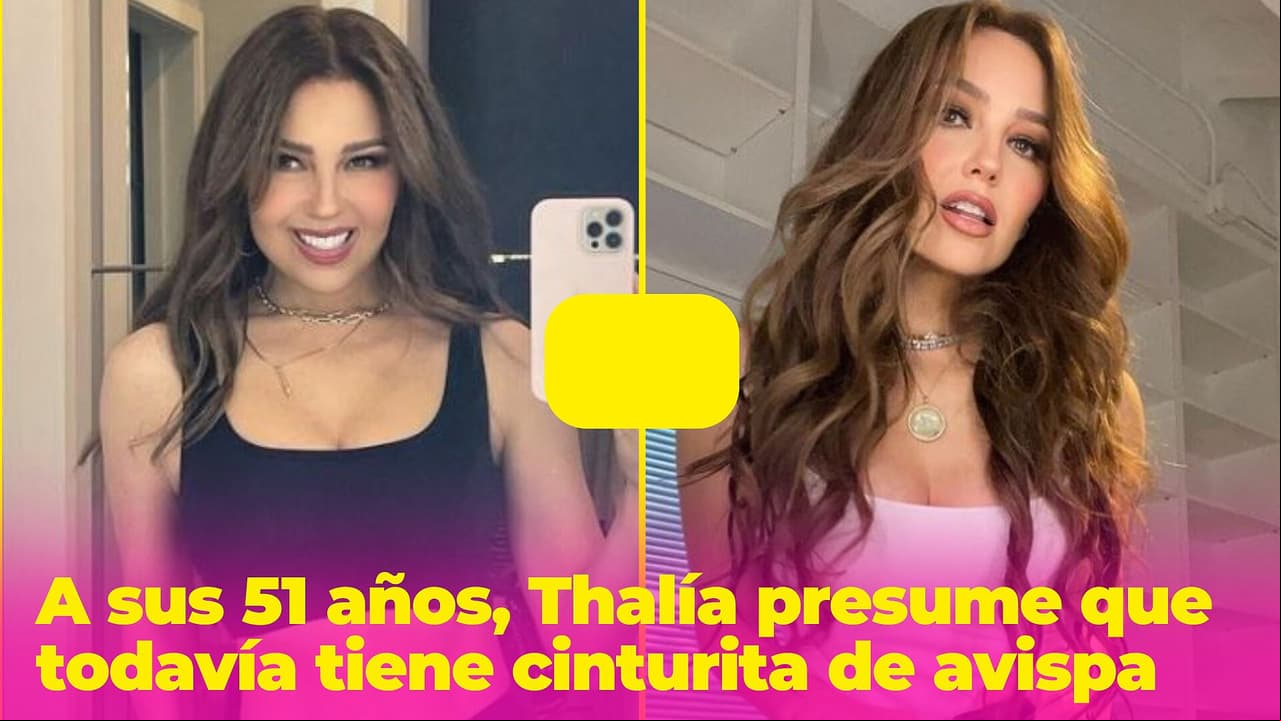 A sus 51 años, Thalía presume que todavía tiene cinturita de avispa: sus bailes en bikini son la prueba
