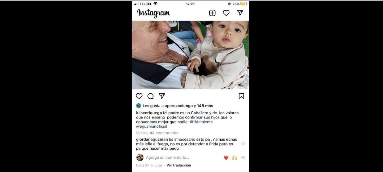 Minutos después, Luis Enrique Guzmán borró su publicación de redes sociales.