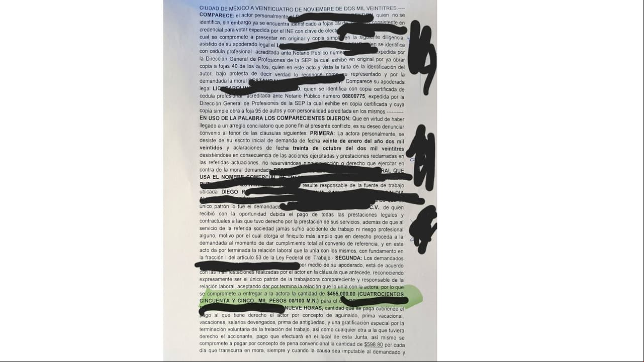 El documento fue publicado en Twitter