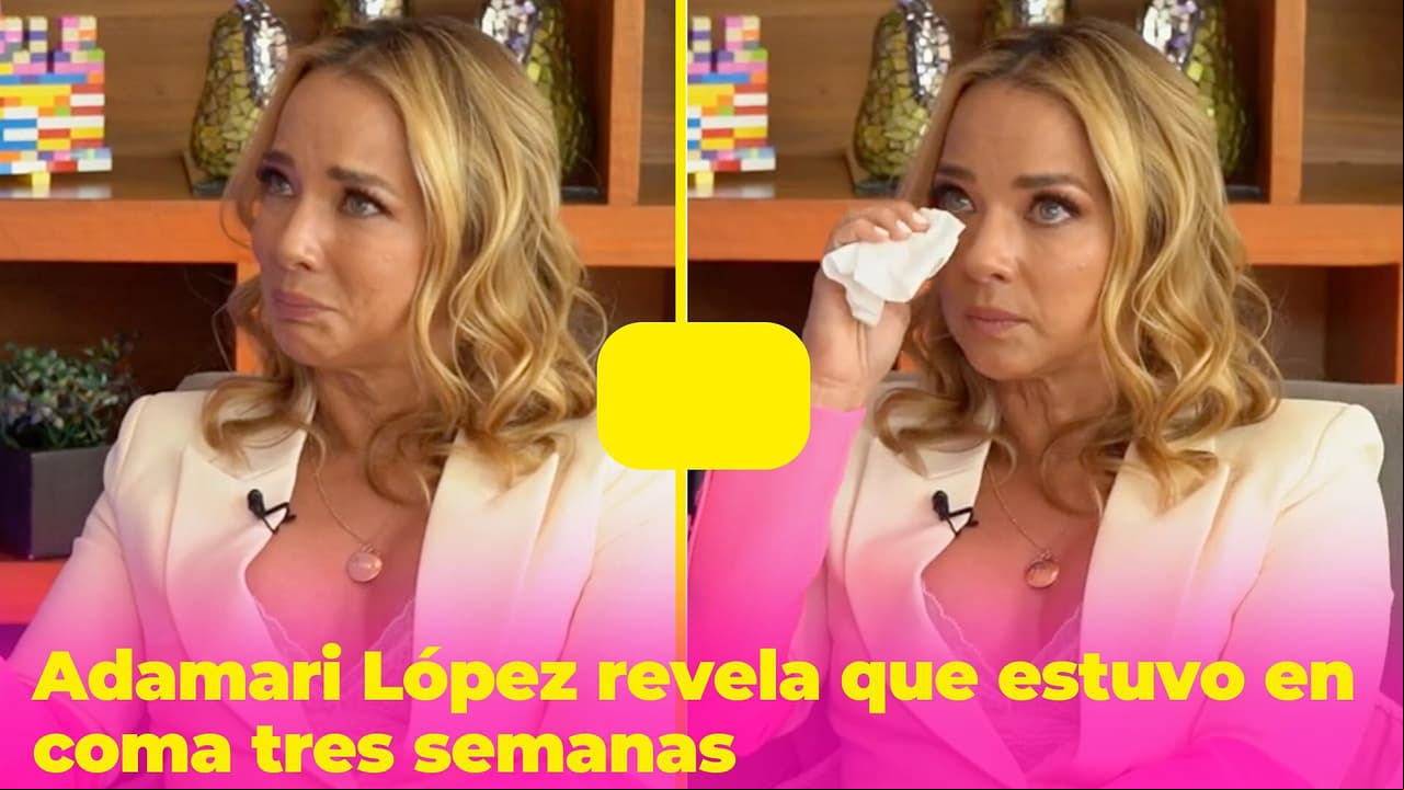 Adamari López revela entre lágrimas que estuvo en coma tres semanas: "Me vi súper mal"