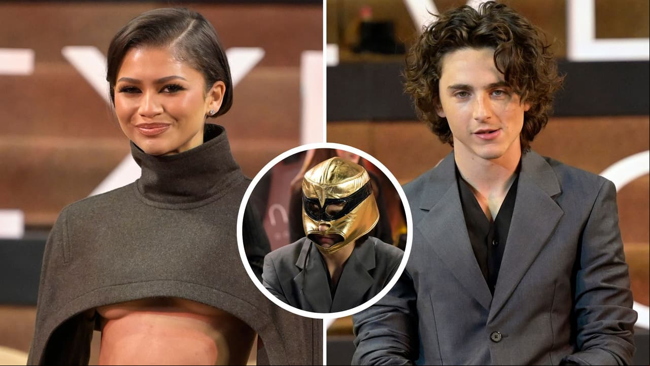 Timothée luchador y Zendaya con ‘santito’ en mano: los momentos más mexicanos del cast de ‘Dune’