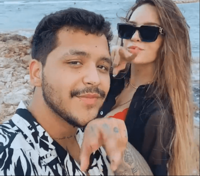 Nodal aparece recostado sobre el vientre de Belinda y fans enloquecen: ‘¿Pa’ cuándo el Nodalito?’