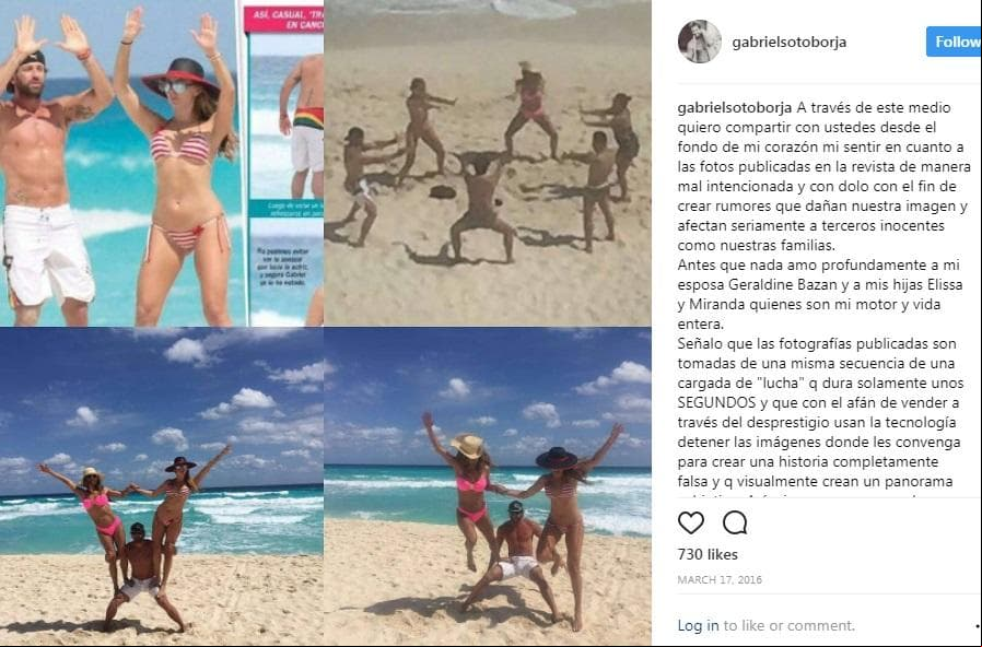 Gabriel Soto publicó en Instagram su postura frente al escándalo que provocó la revista