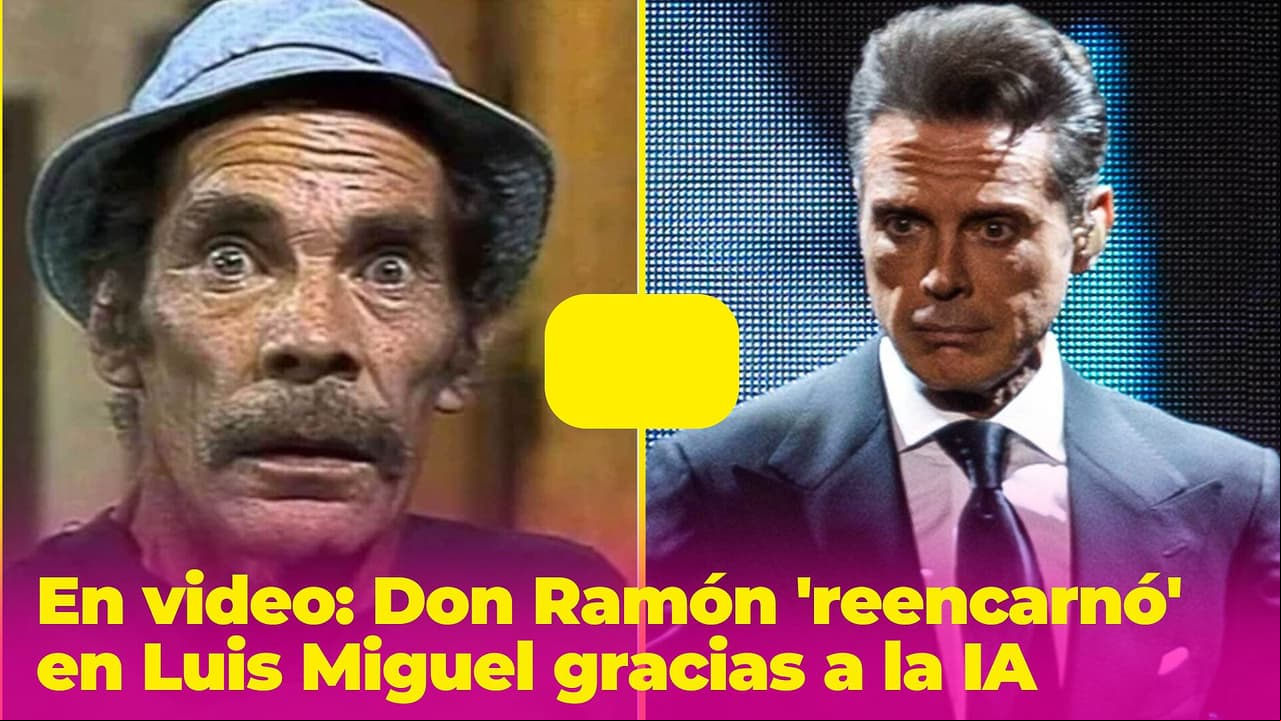 Don Ramón reencarnó en Luis Miguel gracias a la IA: el video que está haciendo reír a TikTok
