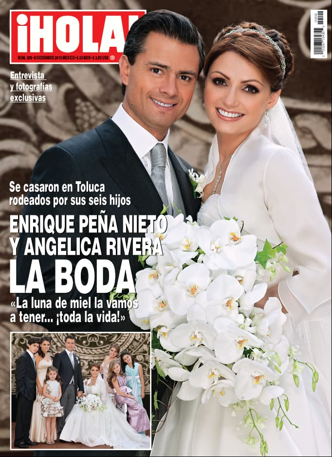 Contrajo matrimonio con Enrique Peña Nieto el 27 de noviembre de 2010, cuando era gobernador del Estado de México.