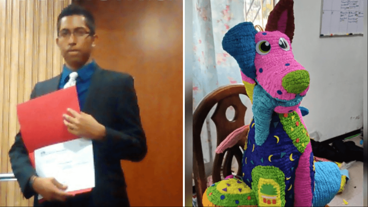 De economista a vendedor de piñatas: dejó su trabajo, puso negocio y cautivó con su historia